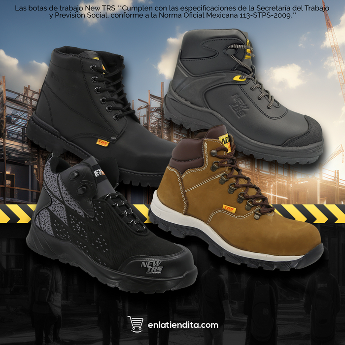 Protege tus pies en el trabajo con las botas de seguridad New TRS