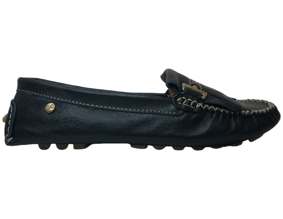 Sandalia Mujer 1817 Confort Moda Grabada Laser Casual Azul