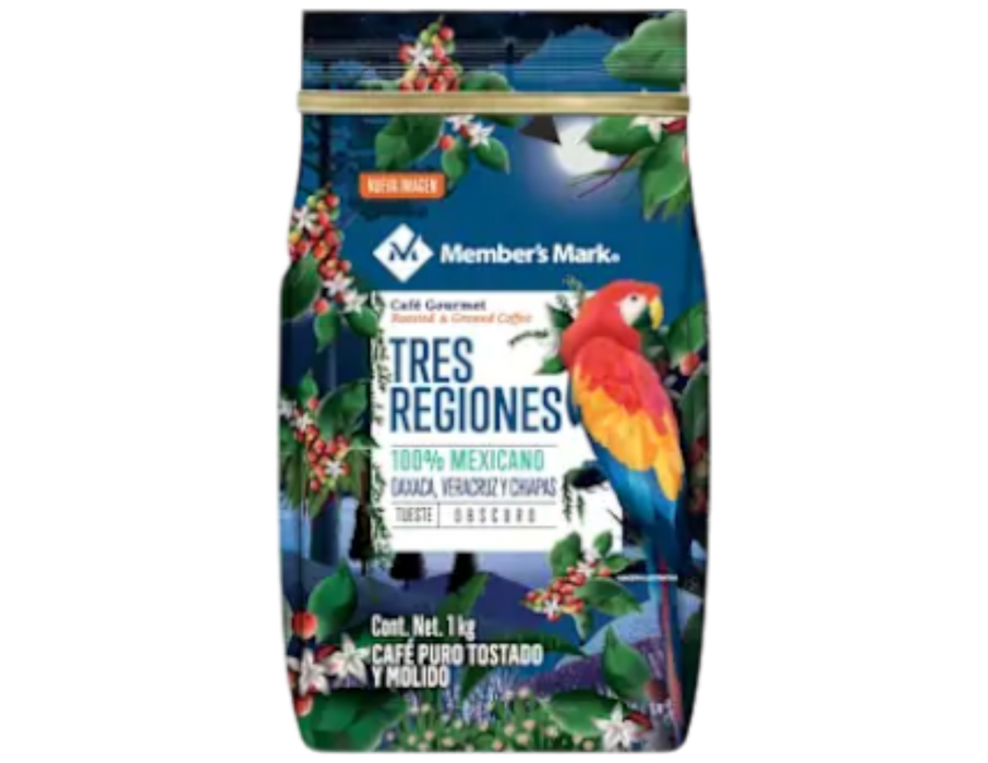 Member´s Mark Café tostado y molido tres regiones
