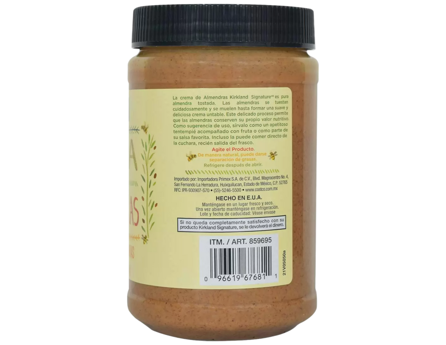 Kirkland Signature Crema de Almendras