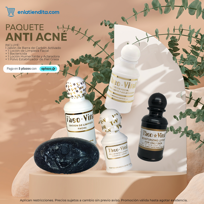 Theo Vital Obtén una piel libre de: Líneas de expresión, Acné, manchas, sensibilidad, cicatrices, entre otras cosas. Elimina tus problemas de acne, espinillas, puntos negros y desvanece las cicatrices provocadas por el acne. Con los productos Theo Vital elimina tus problemas de acne, espinillas, puntos negros y desvanece las cicatrices provocadas por el acne.