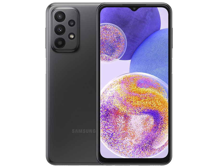 Samsung A23 128GB con 6GB de RAM COBERTURA La Red 4.5G LTE cuenta con una amplia cobertura en toda la República Mexicana. PORTABILIDAD Porta tu línea y quédate con tu número de siempre. PLAN DE TELEFONÍA E INTERNET ANUAL El precio incluye 12 meses de servicio de telefonía e internet.