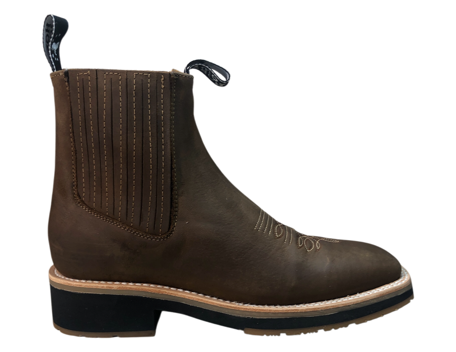 Botines Charros de trabajo Crazy Horse 1040 Café