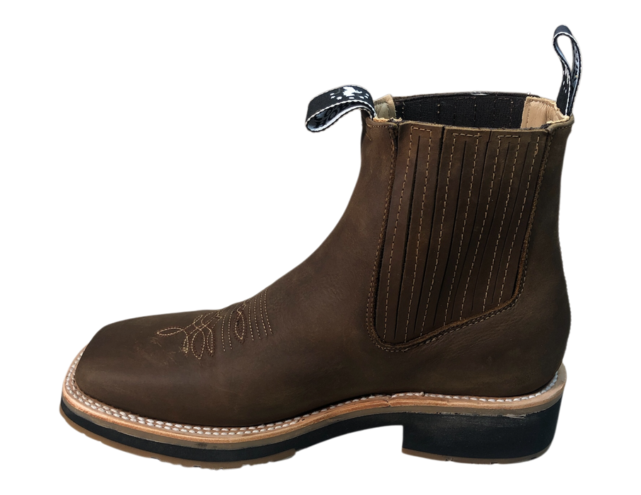 Botines Charros de trabajo Crazy Horse 1040 Café