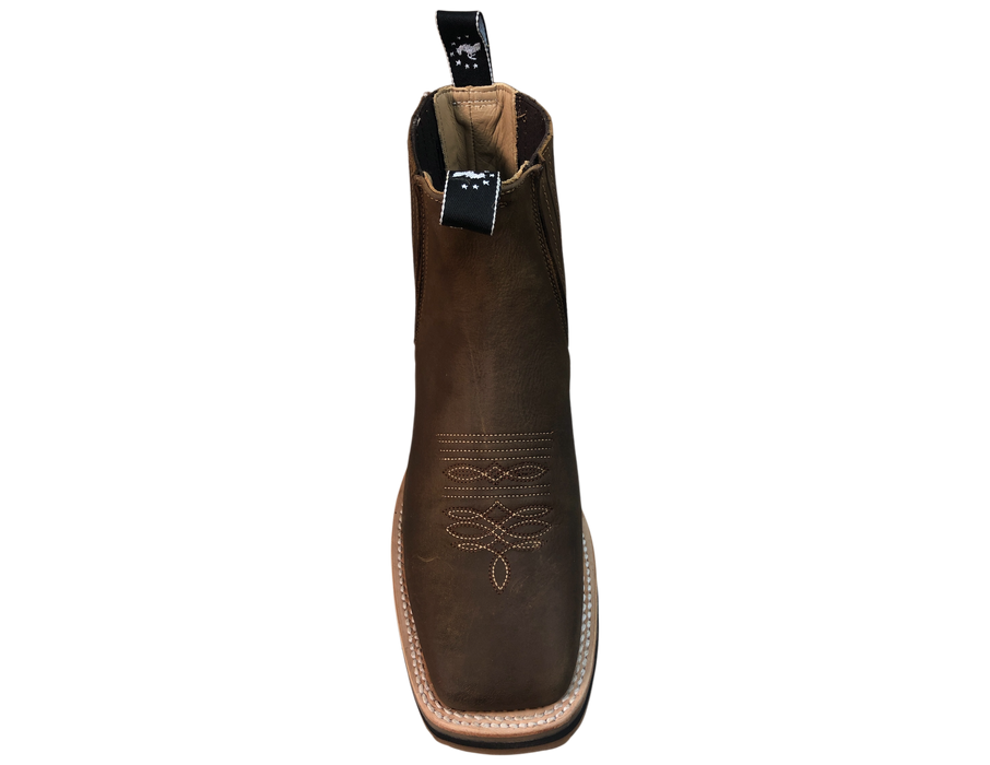 Botines Charros de trabajo Crazy Horse 1040 Café