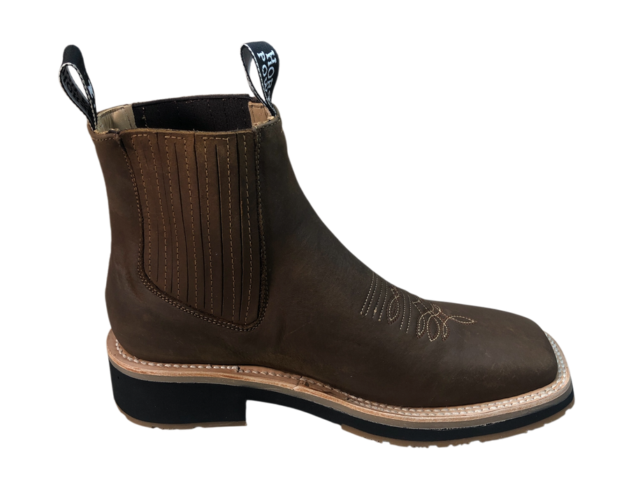 Botines Charros de trabajo Crazy Horse 1040 Café