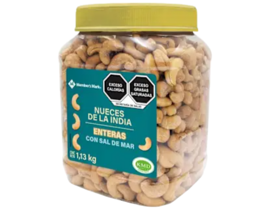 Member´s Mark Nueces de la India enteras con Sal de Mar 1.13kg