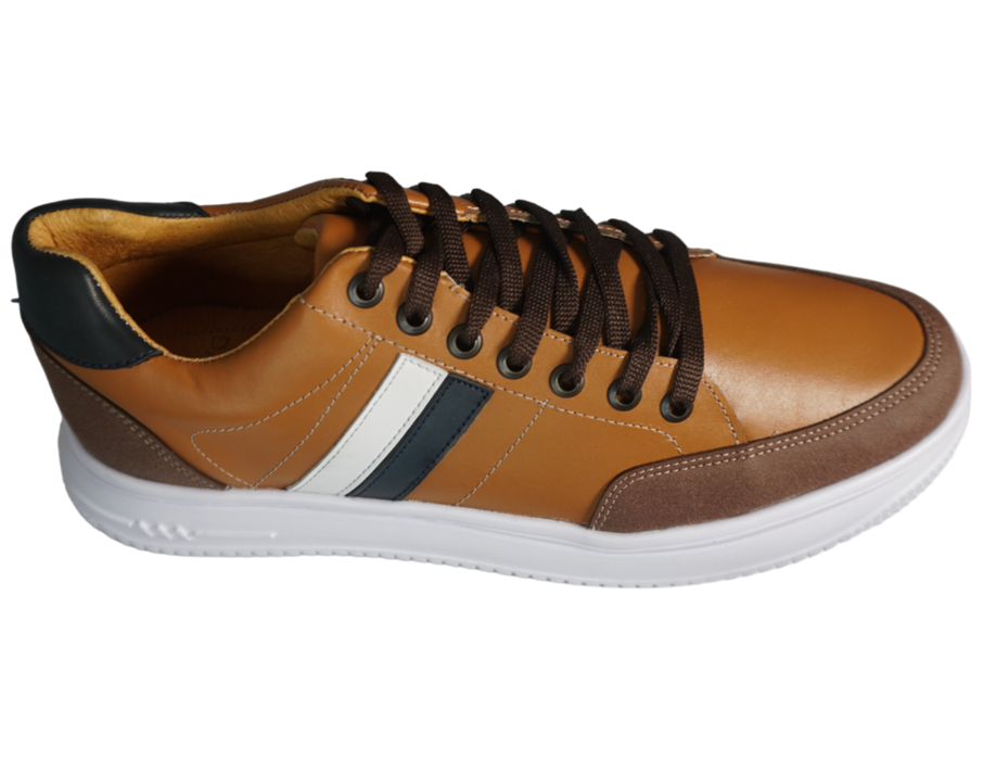 iKual tenis casuales de piel están hechos con materiales suaves y flexibles que se adaptan a la forma de tu pie, brindándote comodidad durante todo el día.