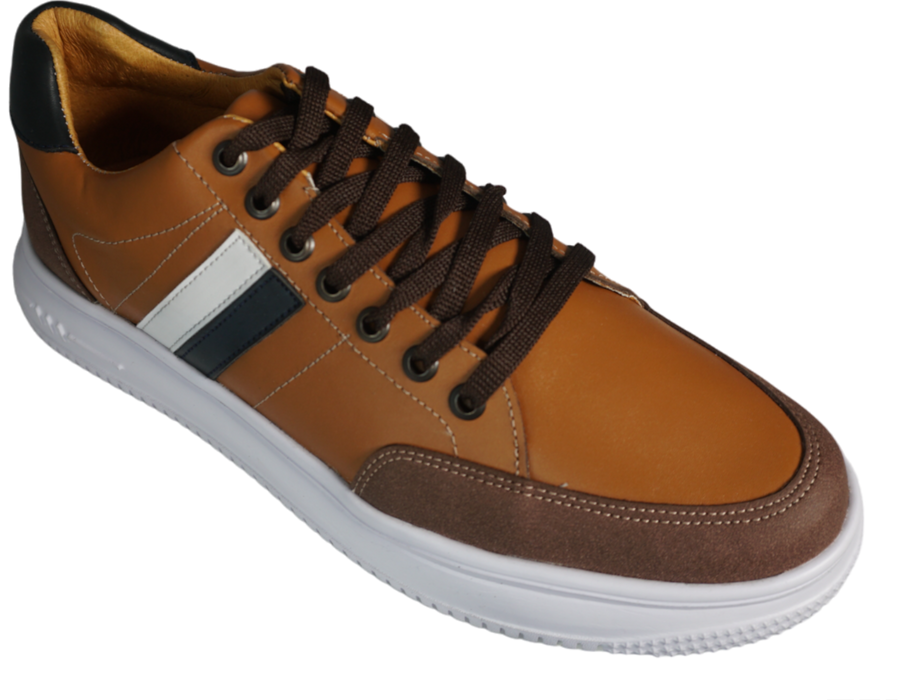iKual tenis casuales de piel están hechos con materiales suaves y flexibles que se adaptan a la forma de tu pie, brindándote comodidad durante todo el día.
