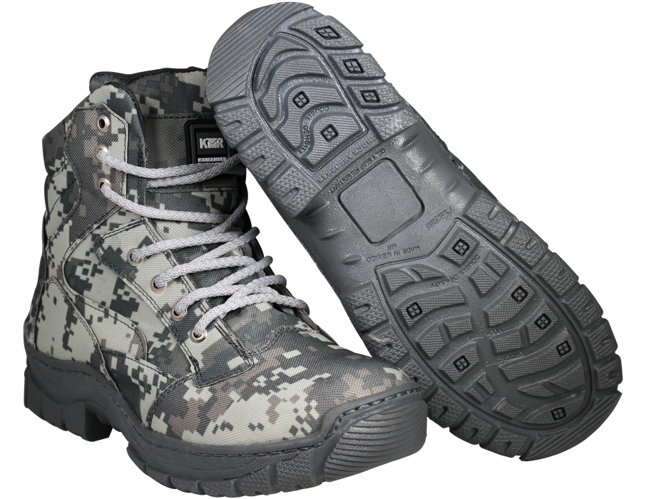 Bota de trabajo camuflaje pixeles gris $699 con envío gratis!