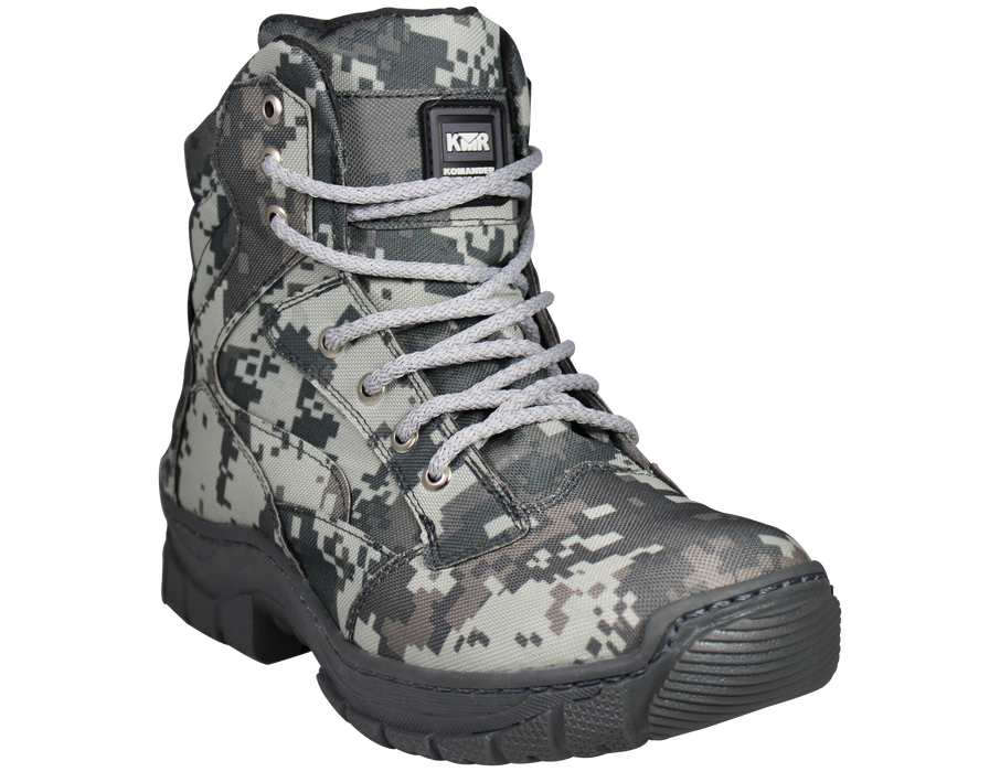 Bota de trabajo camuflaje pixeles gris $699 con envío gratis!
