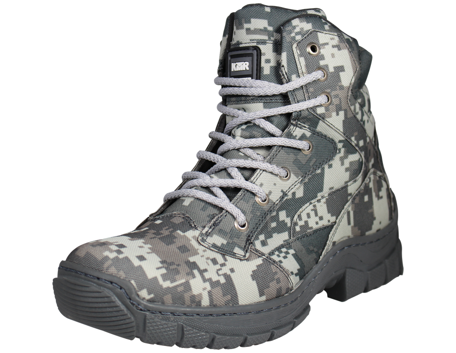 Bota de trabajo camuflaje pixeles gris $699 con envío gratis!