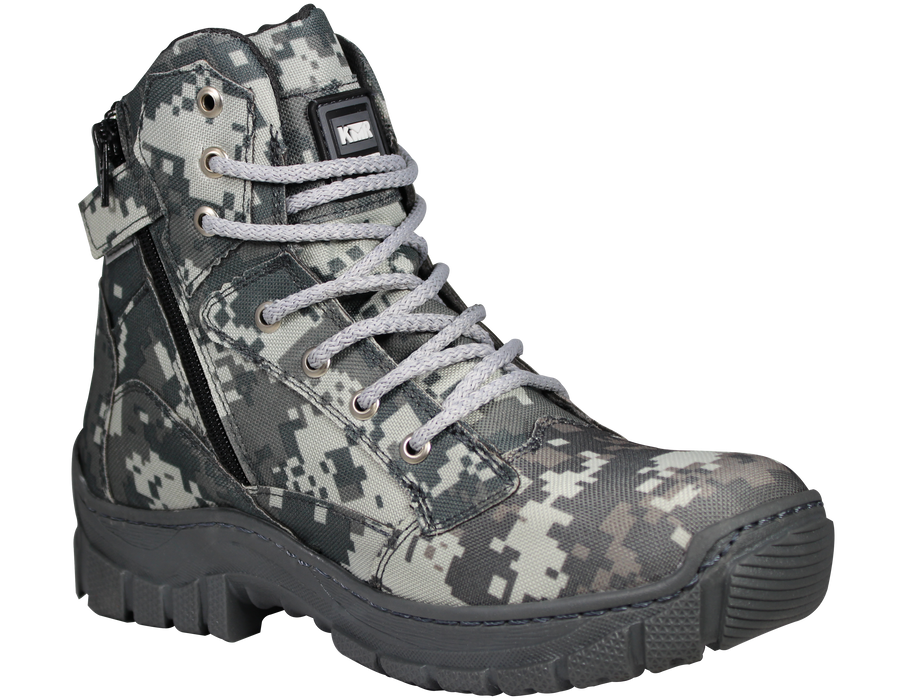 Bota de trabajo camuflaje pixeles gris $699 con envío gratis!