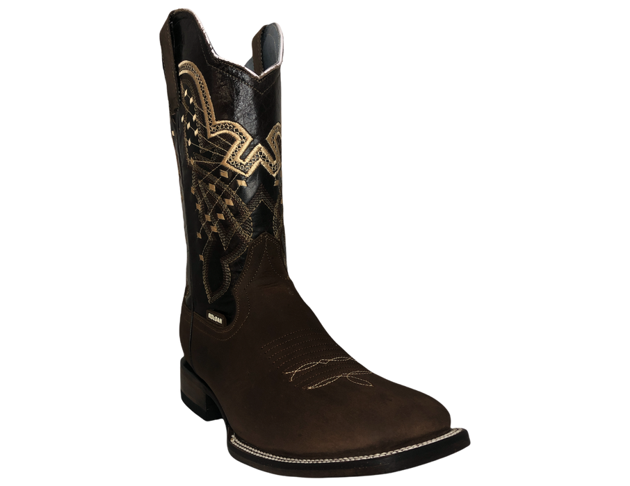 Bota Vaquera Estilo Bulldog 100% Piel de res Envío Gratis! 3 Meses sin intereses con tarjetas participantes. Botas El Malcreado Estilo Bulldog res Suela de Cuero El eje mide aproximadamente media pierna desde el arco Suela de piel cosida con incrustaciones de goma Enlatiendita.com calzado zapatos botas vaqueras piel Meses sin Intereses ó 5 Quincenas con Aplazos
