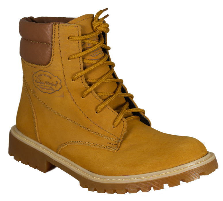 Bota Urbana 100% Piel con plantilla de cuero y suela de hule $699 Envío Gratis!