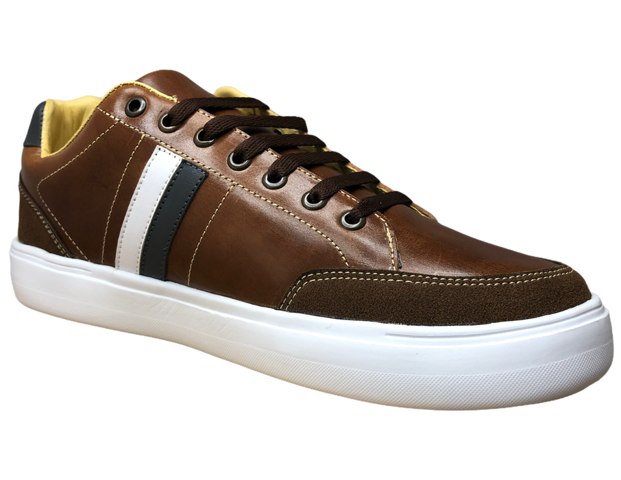 Casual leather tennis shoes with ultra-light soles, free shipping!