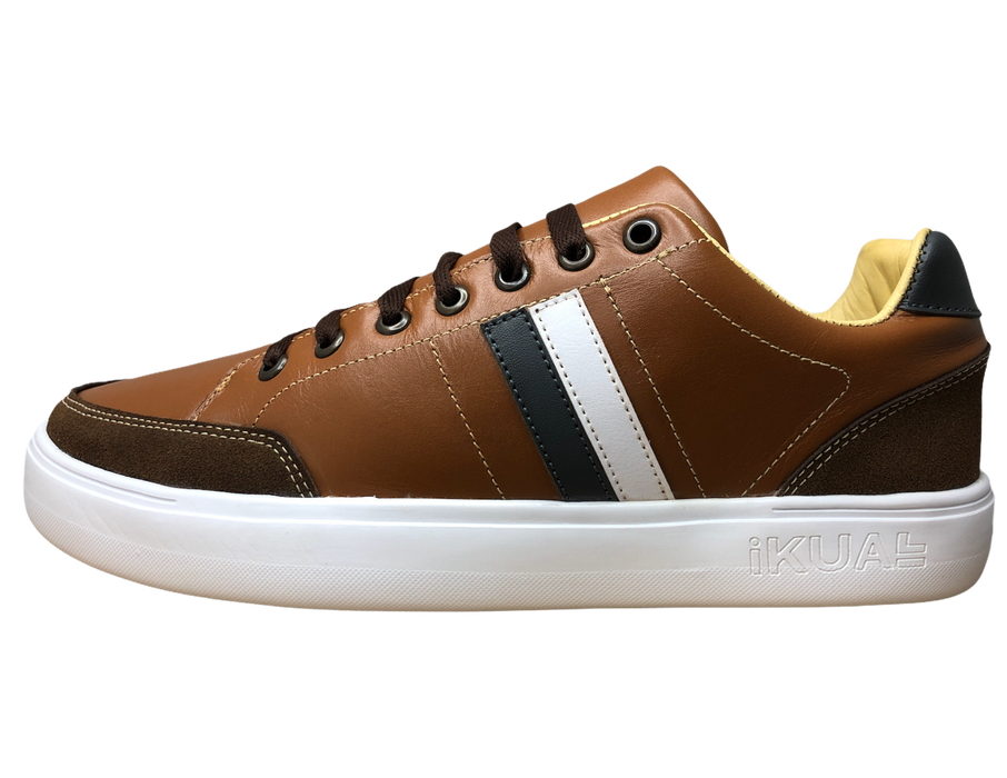 Casual leather tennis shoes with ultra-light soles, free shipping!