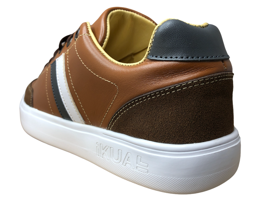Casual leather tennis shoes with ultra-light soles, free shipping!