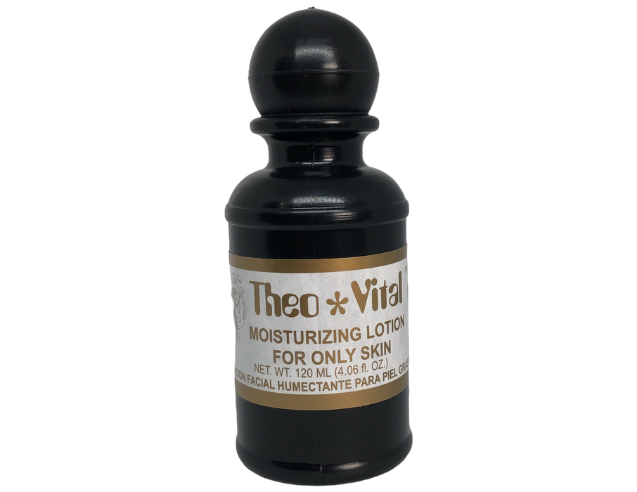 Theo Vital tratamiento para el acne. LOCIÓN FACIAL CONTROLANTE DE ACNE (Loción Facial Humectante Para Piel Grasa) Esta loción se debe aplicar en los diferentes casos de acné. Para acné común se recomienda su uso después de la limpieza de cada noche.