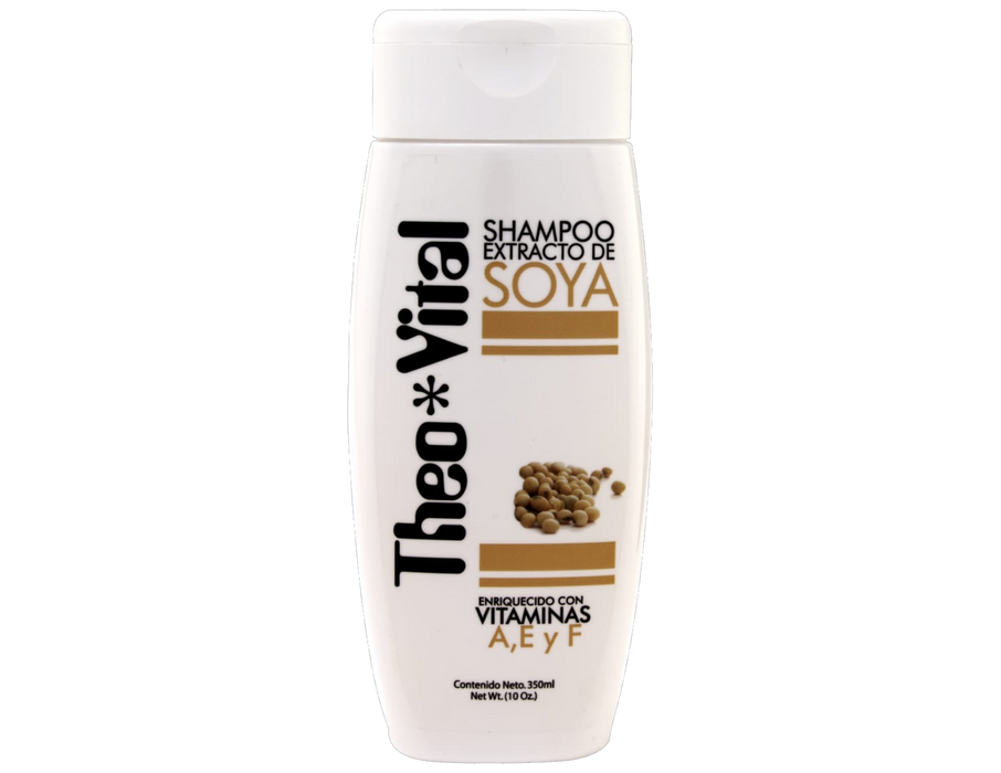 Shampoo para el cabello con lecitina y soya para uso diario. Su PH balanceado, vitaminas y elementos nutritivos naturales estimulan el cuero cabelludo proporcionando al cabello limpieza, brillantes y sedosidad.