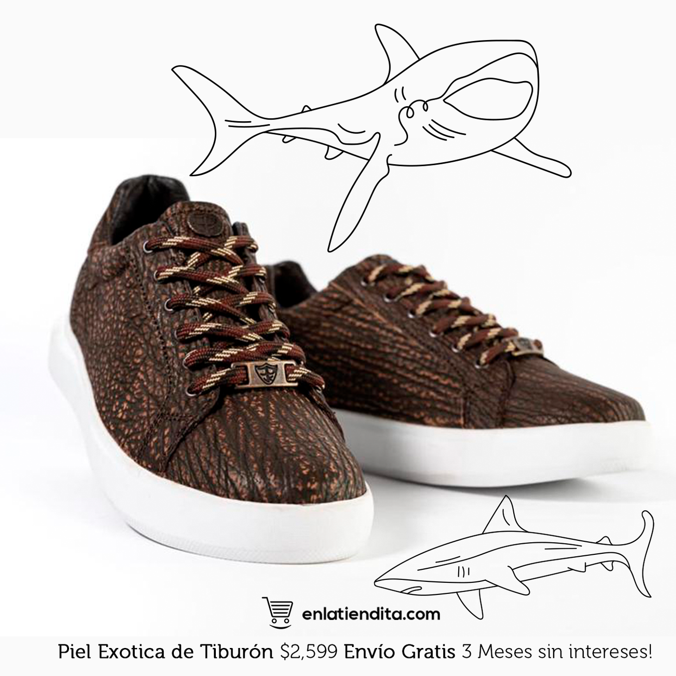 Calzado de piel ex tica enlatiendita