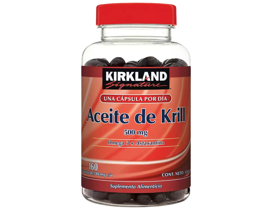 Kirkland Signature Aceite de Krill 500mg 160 cápsulas