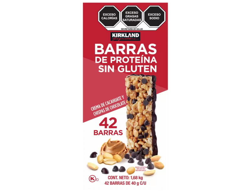 Kirkland Signature Barras de Proteína 42 Piezas de 40g