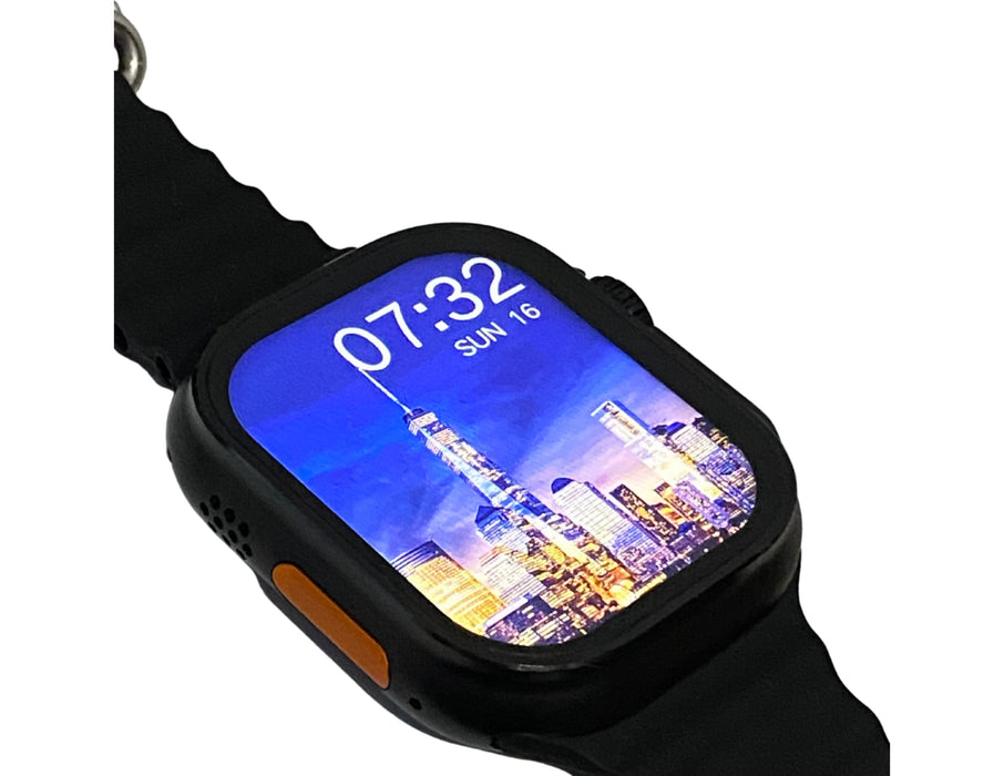 ¡Presentamos el Smartwatch ULTRA 9 MAX! Más que un simple reloj, es tu pasaporte a un mundo de innovación, estilo y funcionalidad sin límites. No te conformes con menos, cuando puedes tener lo máximo en tecnología llevada con elegancia.