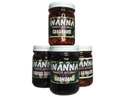 Salsas Inanna nos enorgullecemos de seleccionar los ingredientes más frescos y naturales para crear estas salsas de chiles, libres de conservantes y aditivos artificiales. Cada una de nuestras variantes tiene un perfil de sabor distintivo que se adapta a una amplia variedad de platillos, lo que las convierte en un complemento esencial para tu cocina