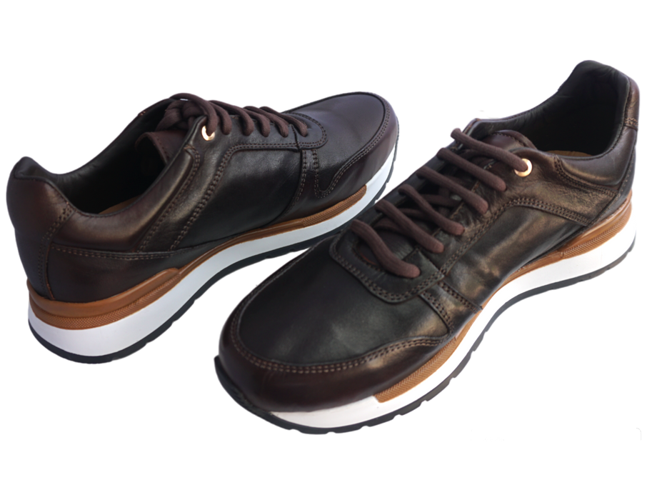 Tenis casual hombre 927 Chocolate