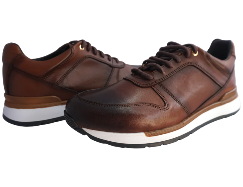Disfruta de la comodidad y el lujo de un calzado 100% piel, elaborado con los más altos estándares de calidad. Estos tenis son la combinación perfecta de modernidad y elegancia, ideales para un look casual que te hará sentir seguro y a la vanguardia. Cada par está¡ hecho a mano por expertos artesanos mexicanos, utilizando técnicas tradicionales y los mejores materiales. enlatiendita.com