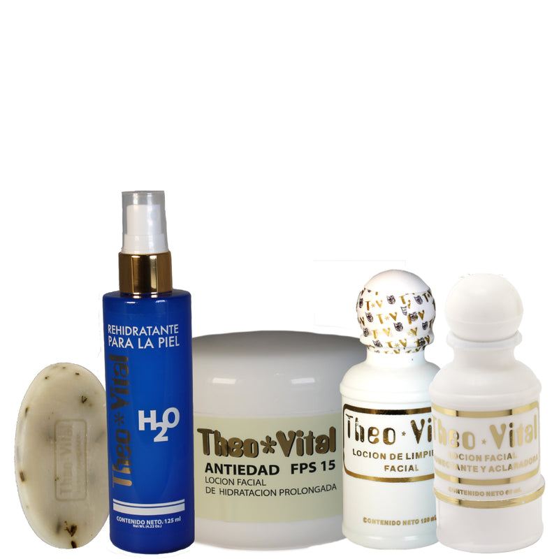 Obtén una piel libre de: Líneas de expresión, Acné, manchas, sensibilidad, cicatrices, entre otras cosas. Con los productos Theo Vital elimina tus problemas de acne, espinillas, puntos negros y desvanece las cicatrices provocadas por el acne.