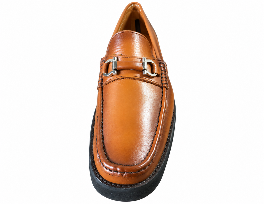 Mocasín iKual 800 de piel color miel | Hecho en México