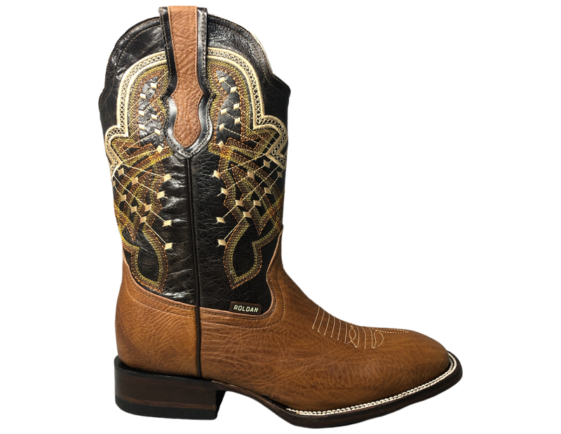 Bota Vaquera Estilo Bulldog 100% Piel de Búfalo Envío Gratis! 3 Meses sin intereses con tarjetas participantes. Proveedor: El Malcreado Modelo: Bulldog Color: Miel Tallas: del 25 al 30 Búfalo Suela de Cuero El eje mide aproximadamente media pierna desde el arco Selección premium de res Pestañas de extracción de orejas Estaquillada en Bronce Real Forro de piel auténtica Suela de piel cosida con incrustaciones de goma Hecho a mano en México Producto Artesanal Meses sin Intereses ó 5 Quincenas con Aplazos