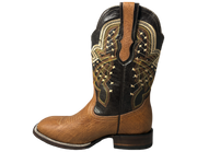 Bota Vaquera Estilo Bulldog 100% Piel de Búfalo Envío Gratis! 3 Meses sin intereses con tarjetas participantes. Proveedor: El Malcreado Modelo: Bulldog Color: Miel Tallas: del 25 al 30 Búfalo Suela de Cuero El eje mide aproximadamente media pierna desde el arco Selección premium de res Pestañas de extracción de orejas Estaquillada en Bronce Real Forro de piel auténtica Suela de piel cosida con incrustaciones de goma Hecho a mano en México Producto Artesanal Meses sin Intereses ó 5 Quincenas con Aplazos
