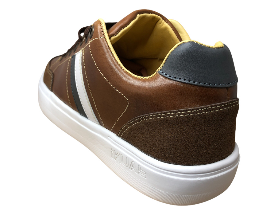 Casual leather tennis shoes with ultra-light soles, free shipping!