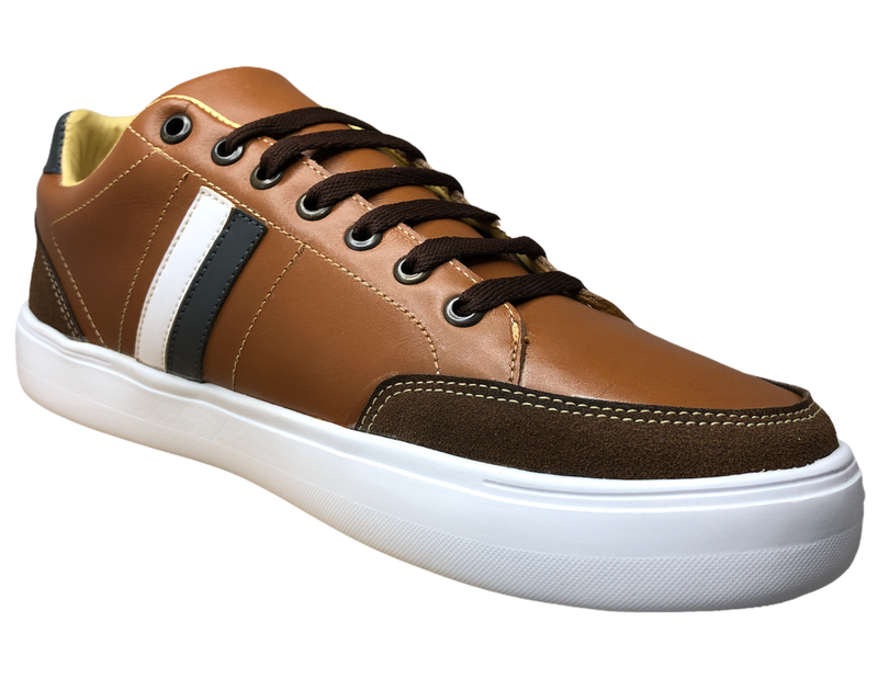 Casual leather tennis shoes with ultra-light soles, free shipping!
