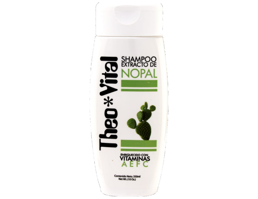 Shampoo Capilar con extracto de Nopal, ideal para el uso diario es un fino y nutritivo shampoo que proporciona un estimulo natural y un gran beneficio al cuero cabelludo dejando el cabello limpio, sedoso y brillante.